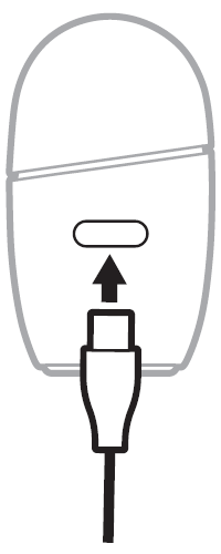 USB-C cable connects to the bottom of the case