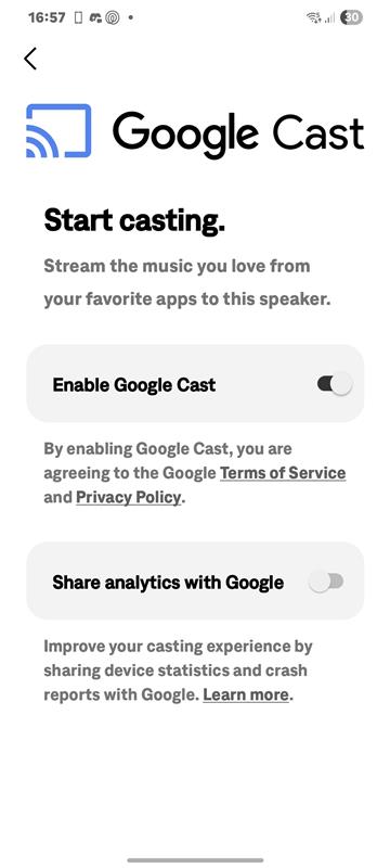 Google Assistant still linked message
