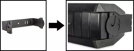 U-Bracket mounting kit for F1 loudspeaker