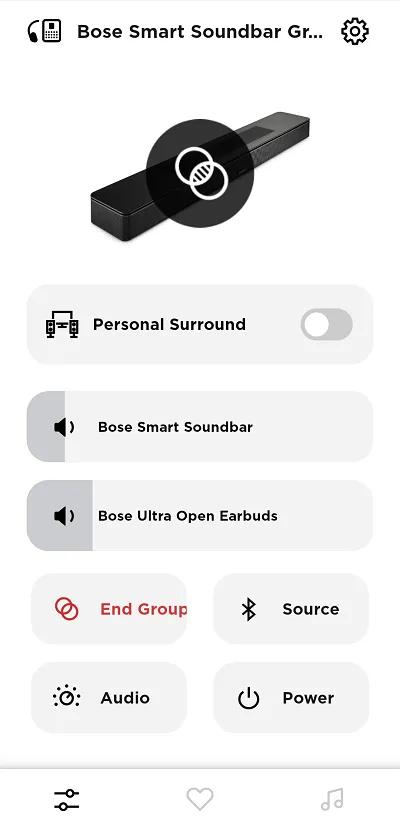 personal surround sound off