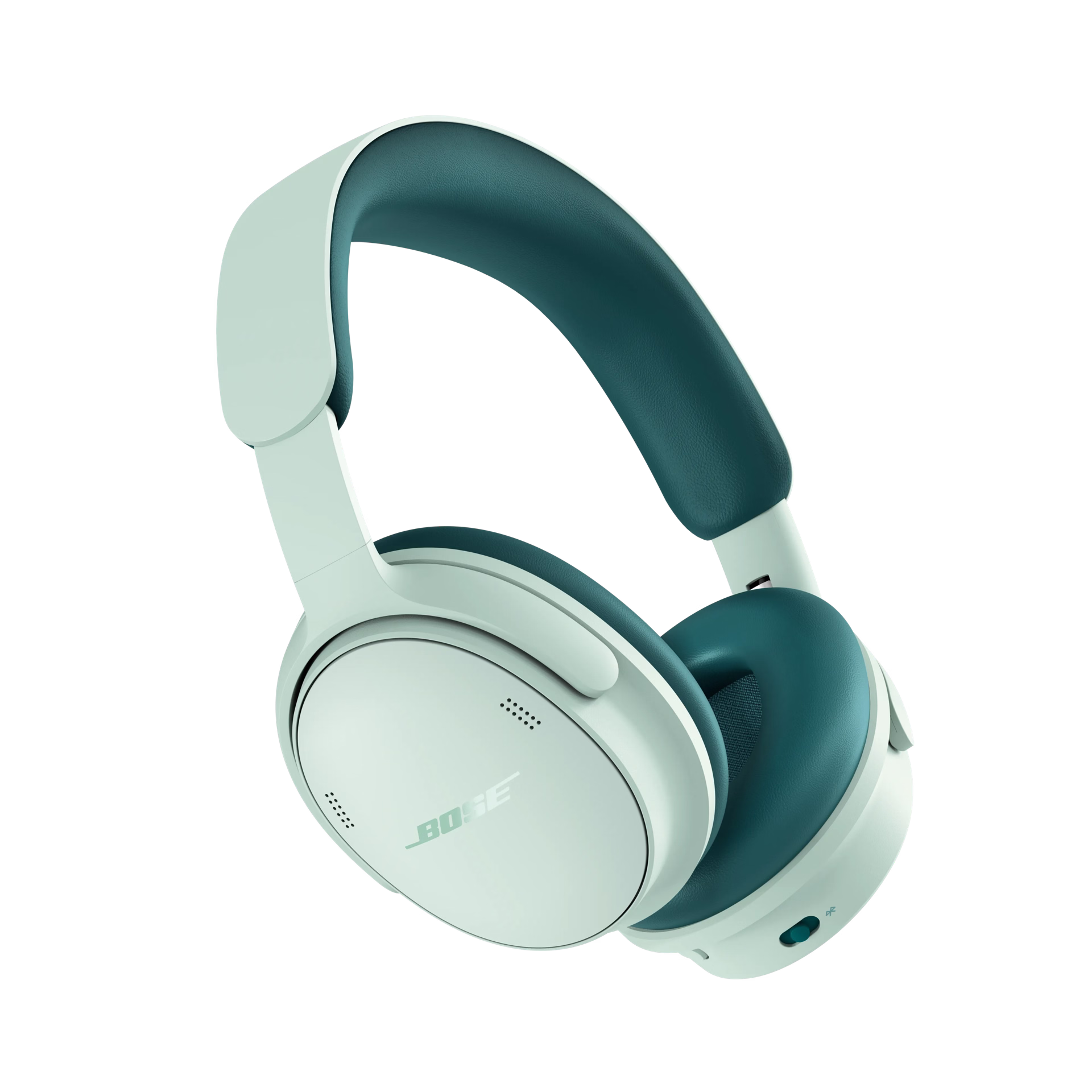 QuietComfort Headphones (2nd Gen) LE in Dewdrop Mint showing a side view.
