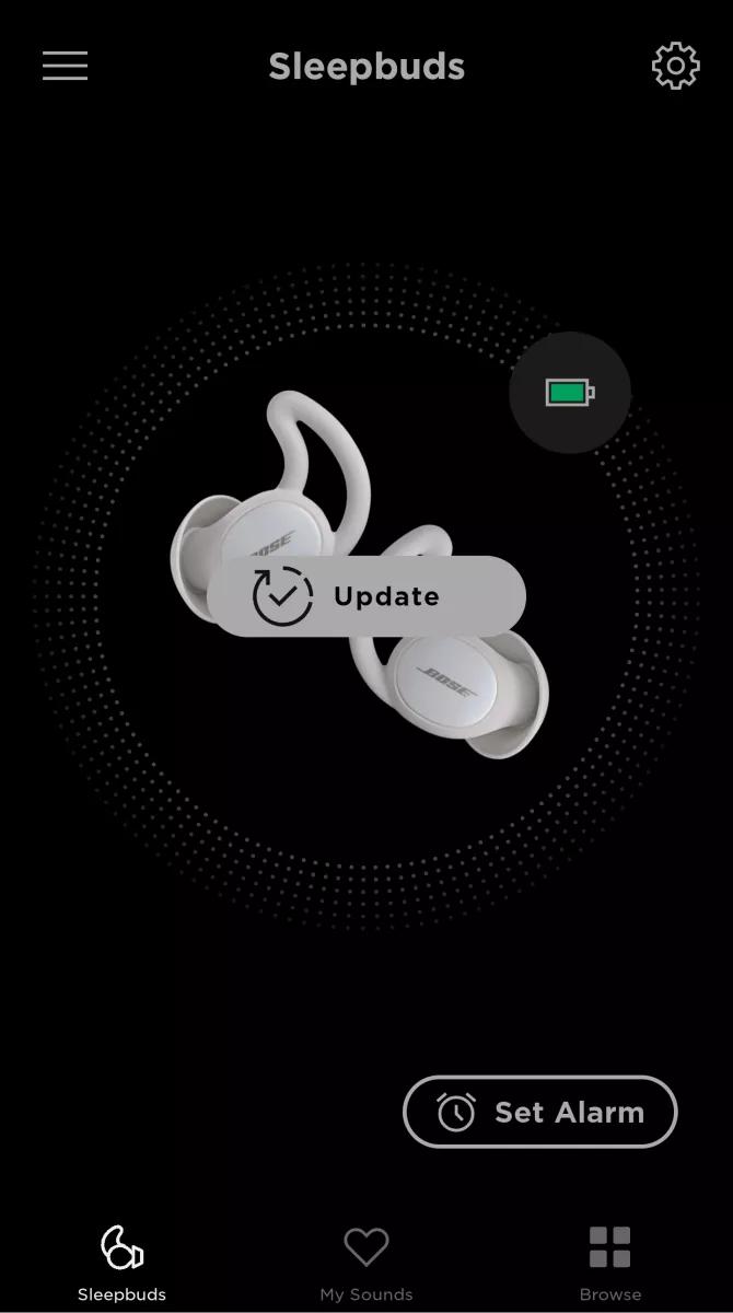 Updating the software or firmware of your product Bose Sleepbuds II