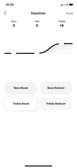 Using the Equalizer settings Bose QuietComfort Earbuds