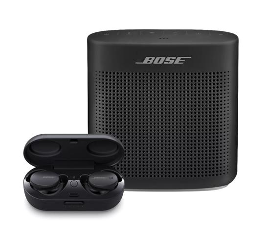 Enceinte Bluetooth SoundLink Color II &ndash; remise &agrave; neuf et &eacute;couteurs Bose Sport Earbuds &ndash; remis &agrave; neuf