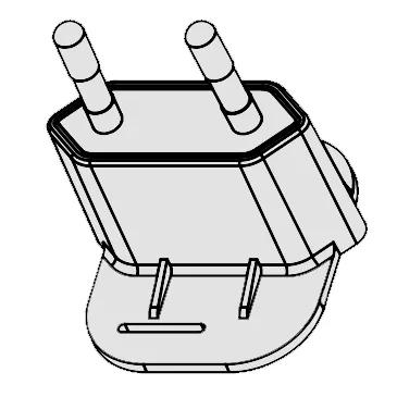 AC Clip for Model PSA05F power supply - Plug: Euro tdt