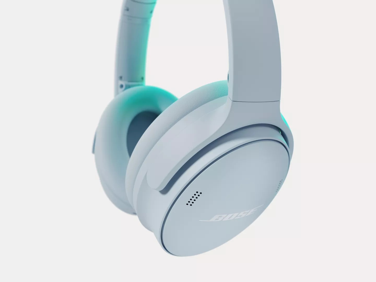 Bose QuietComfort 45 Headphones Noise Cancelling Over-Ear Wireless  Bluetooth Earphones, White Smoke