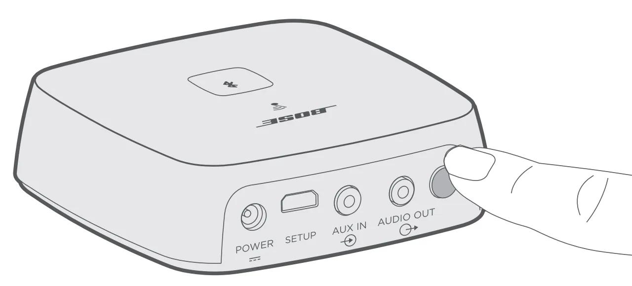 soundtouch wireless link adapter button on the back