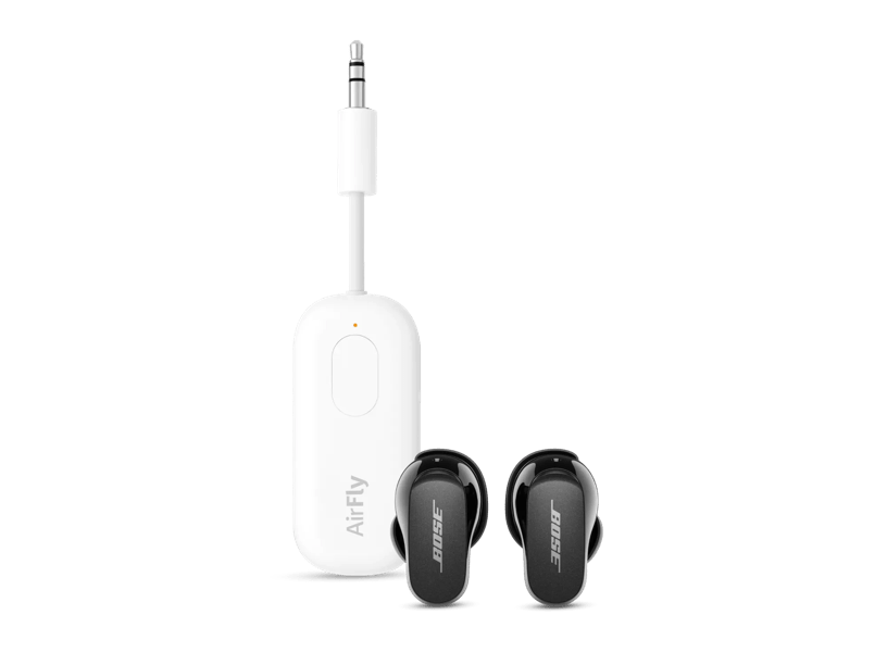 Twelve South AirFly Pro Wireless transmitter receiver with audio sharing  for up to 2 AirPods wireless headphones to any audio jack for use on  airplanes boats or in gym home auto 33