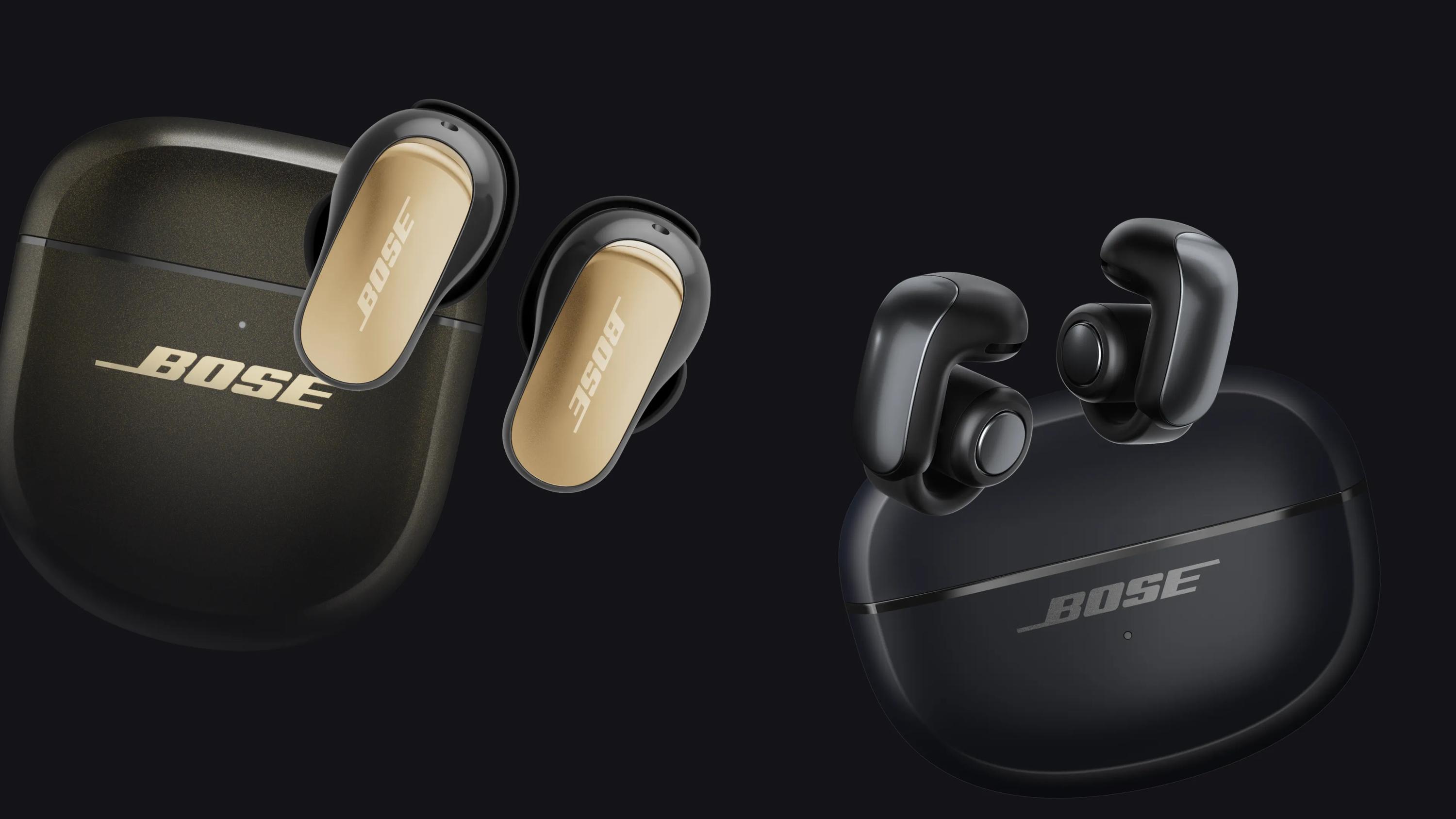 Bose QuietComfort Ultra Earbuds (2nd Gen) and Ultra Open Earbuds.