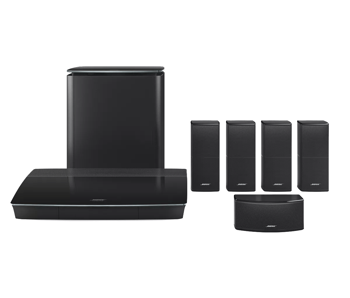 BOSE LIFESTYLE600 欠品有り(要確認) Bose Lifestyle 600 Black (5 Speakers Only) 650 550 | eBay