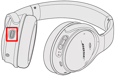 Setting the button behavior - QuietComfort headphones II