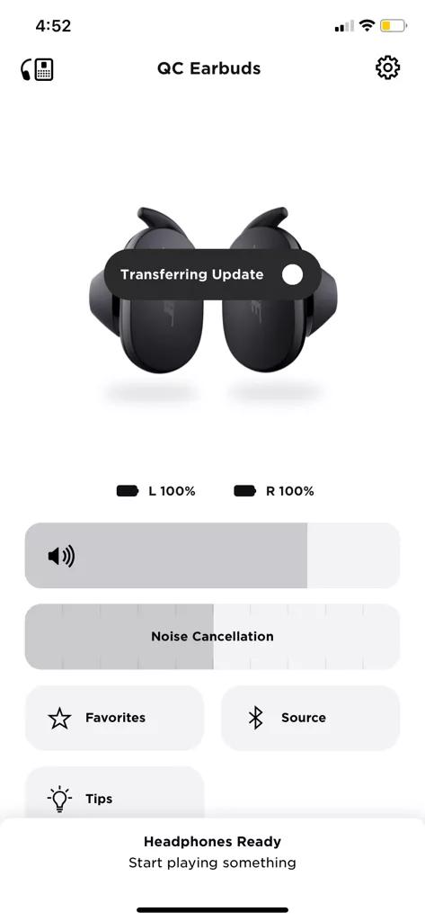 Using Touch Control Bose QuietComfort Earbuds