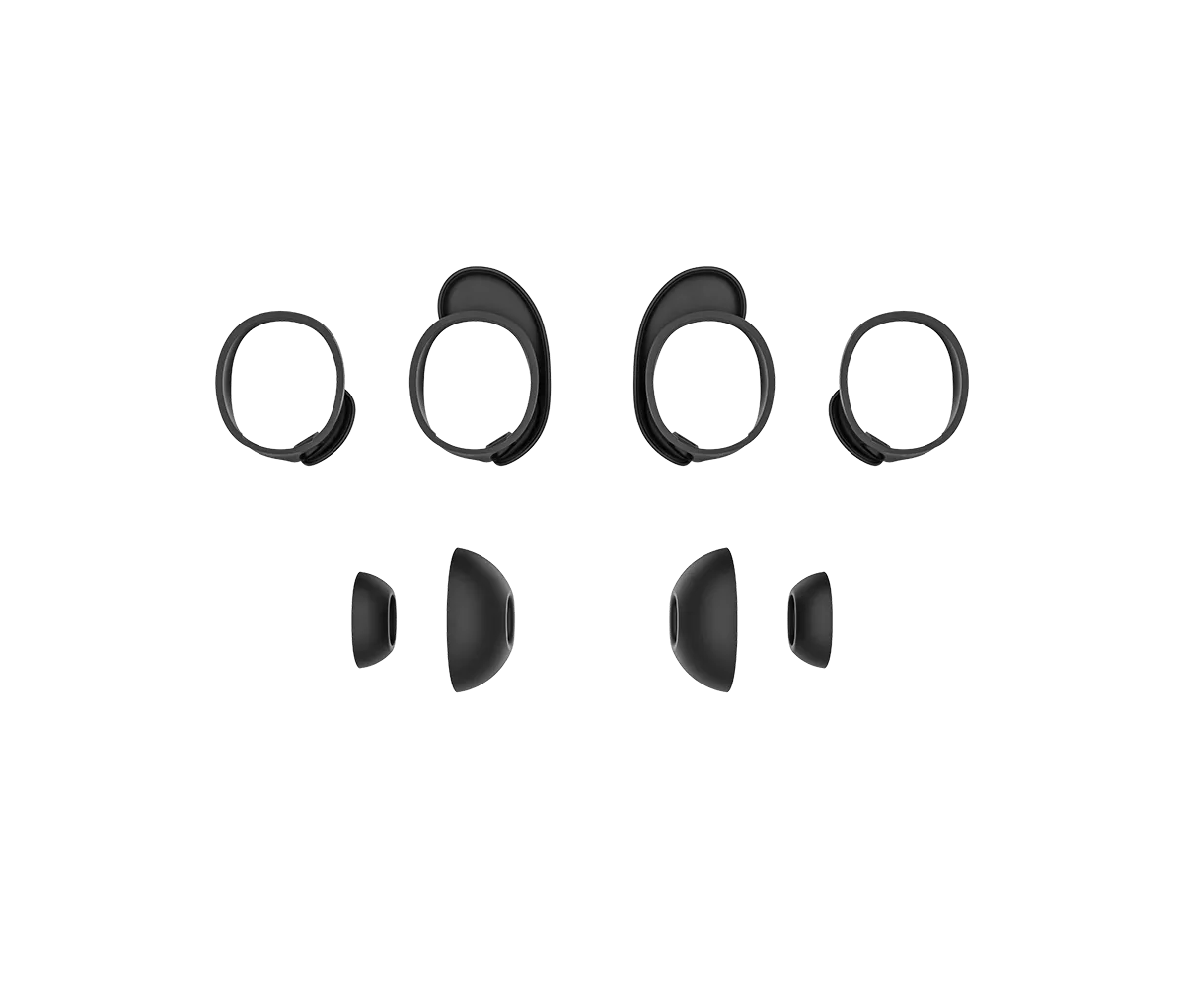 Bose QuietComfort Earbuds II, Triple Black with Alternate Sizing Kit