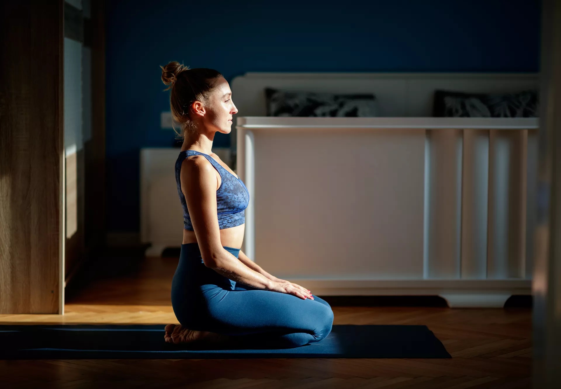 Woman doing yoga