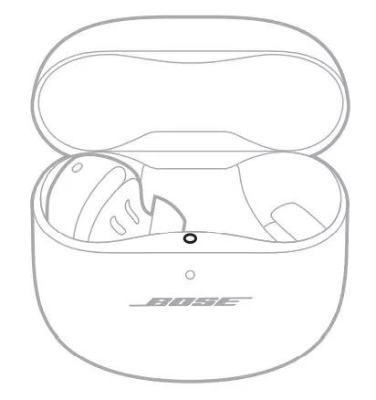 Charging your headphones Bose QuietComfort Earbuds II