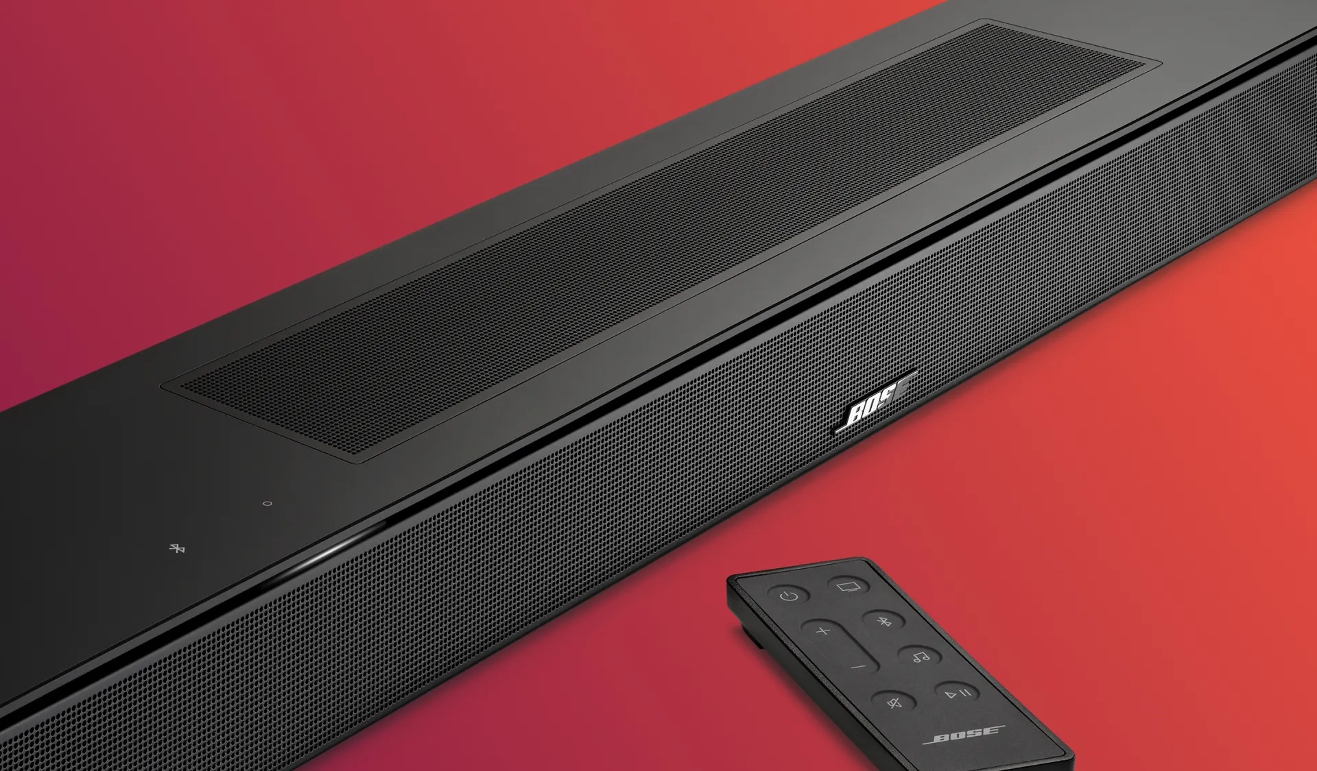 Bose Smart Soundbar and its remote control.