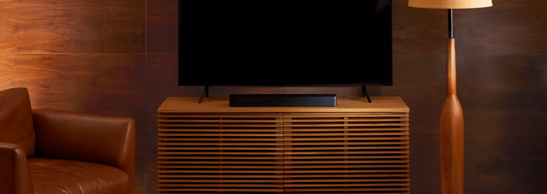 Bose TV Speaker on a TV console