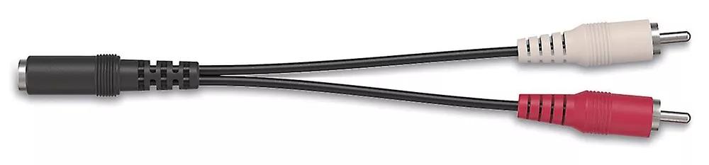 3.5mm Stereo Female to Dual Male RCA adapters