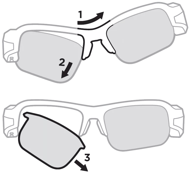 How to get lenses out of sunglasses on sale