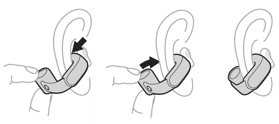 hook wrap rest earbud