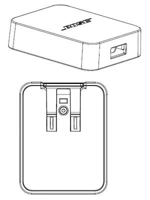 Power Supply - AFD5V-1C - USB without Cable - Plug: US/Canada