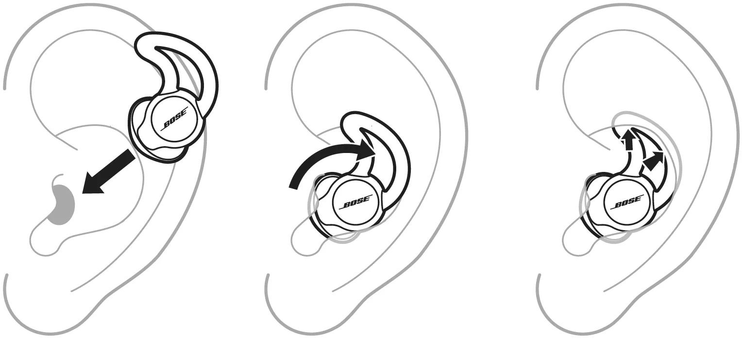 Fitting the Sleepbuds in your ear