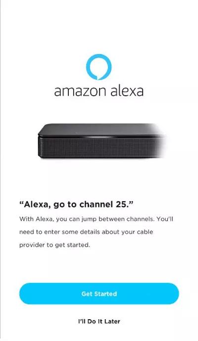 Alexa store initial setup