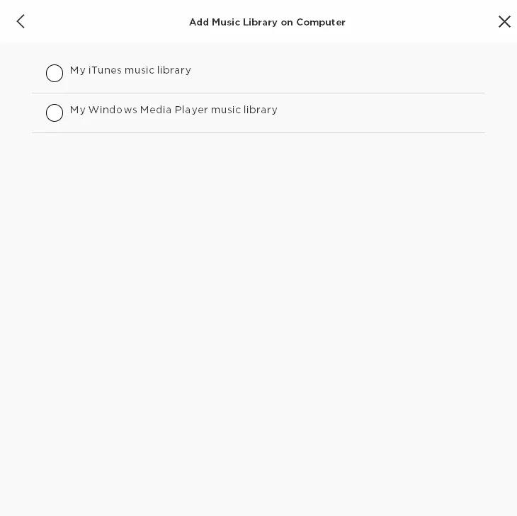 Adding a music library stored on a computer or NAS drive | Lifestyle ...