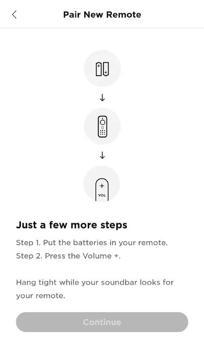 Bose Smart Soundbar 700 | Pairing the remote control to your Bose Smart Soundbar 700 | Pairing the remote control to your