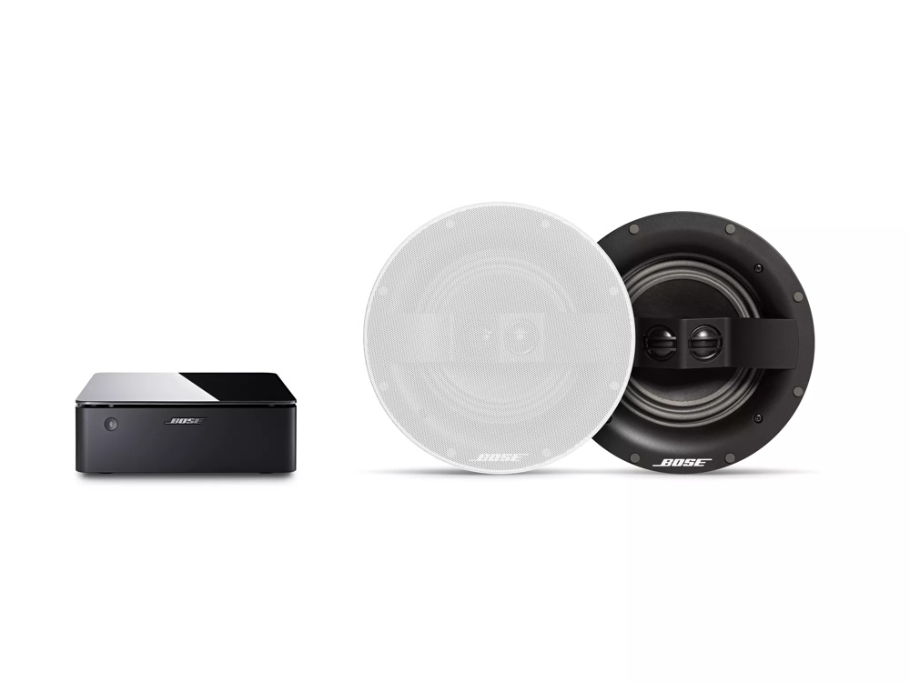 Virtually Invisible 591 In-Ceiling Speakers standing in a white background