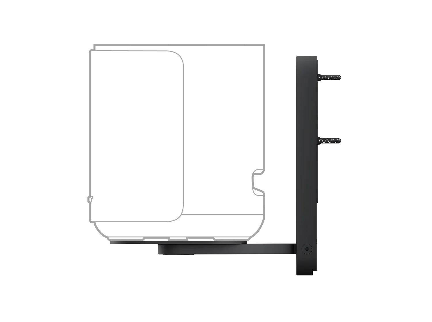Bose Lifestyle Speaker Wall Bracket vo farbe čierna
