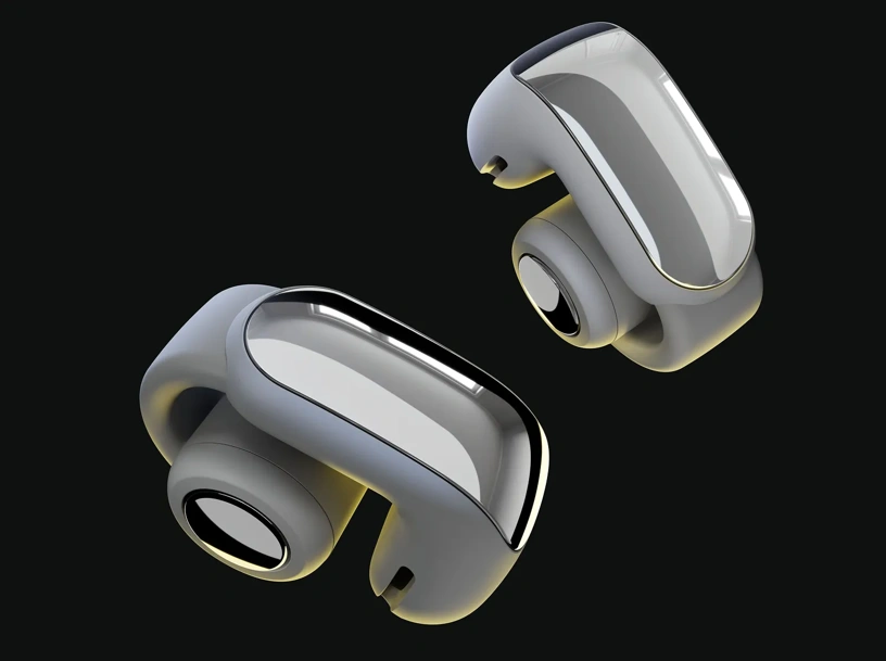 Detail of Bose Ultra Open ear-cuff shape