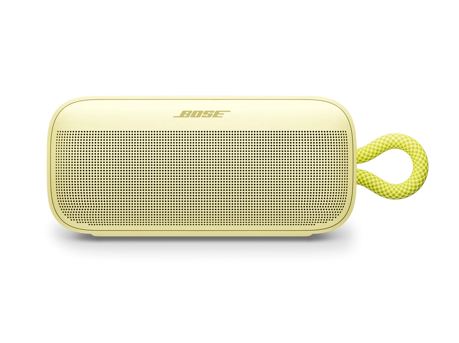 Bose SoundLink Plus vo farbe Citrus Yellow, detailný pohľad