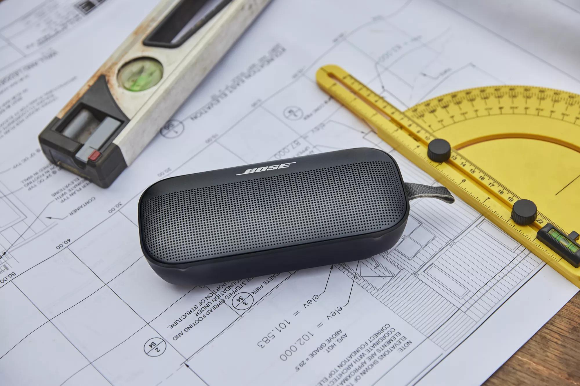 Bose Soundlink Flex Bluetooth speaker has a portable design and