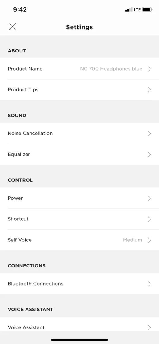 Using the Equalizer settings Bose Noise Cancelling Headphones 700