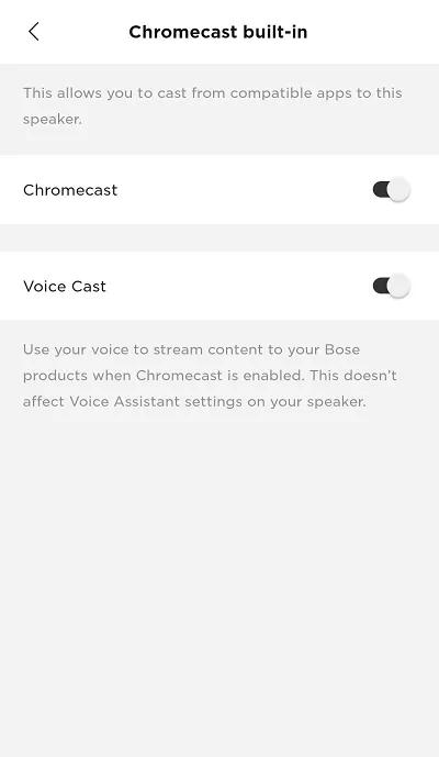 Chromecast enabled