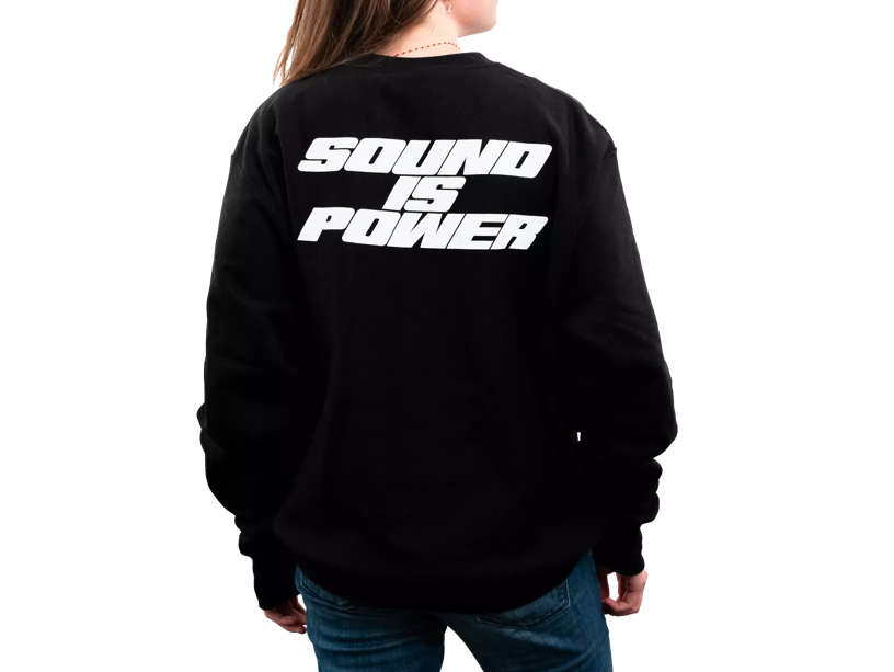 Sound is Power Crewneck Sweatshirt tdt