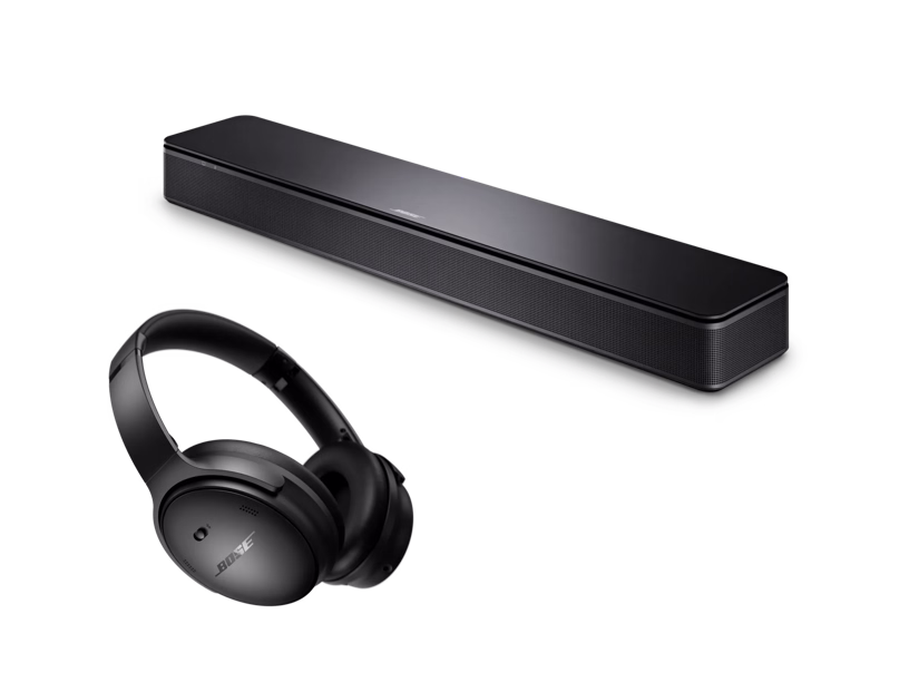 Bose TV Speaker + QuietComfort Headphones Set tdt