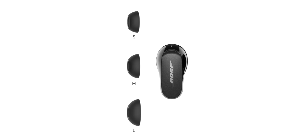 Ecouteurs sans fil - Bose Quietcomfort Earbuds II - Avec