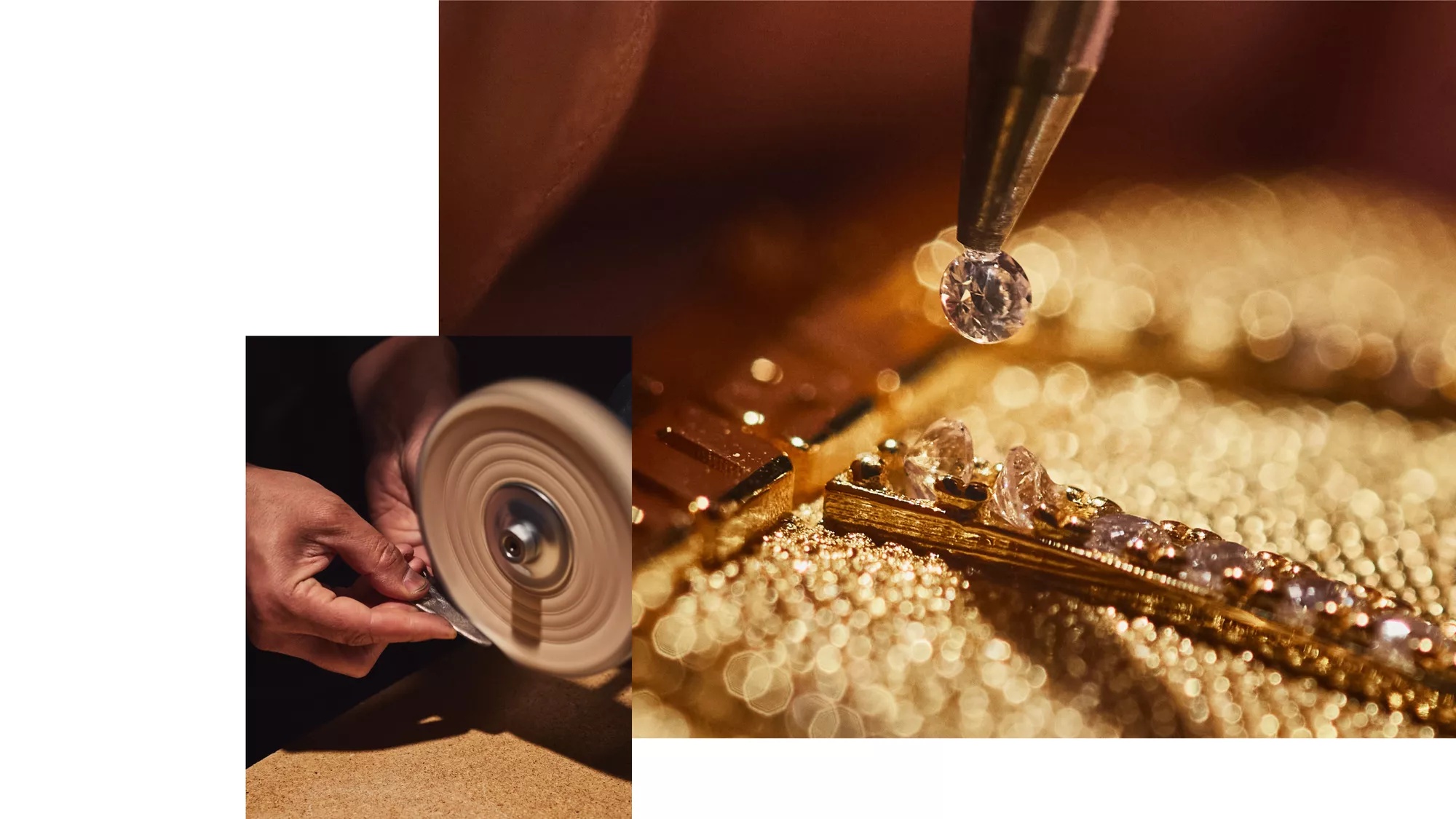 Design process, placing a diamond into the case