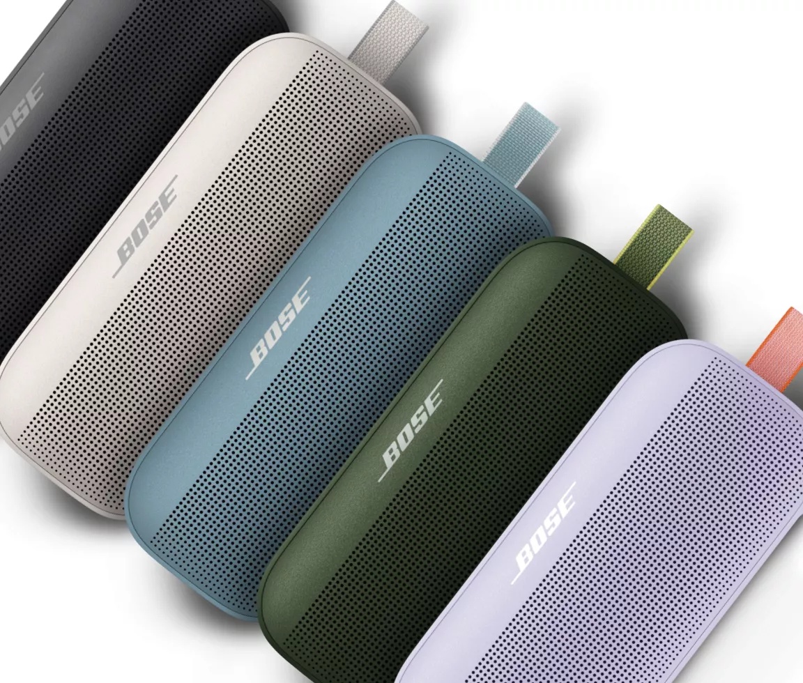 Bose SoundLink Flex Bluetooth Speakers in a variety of colors