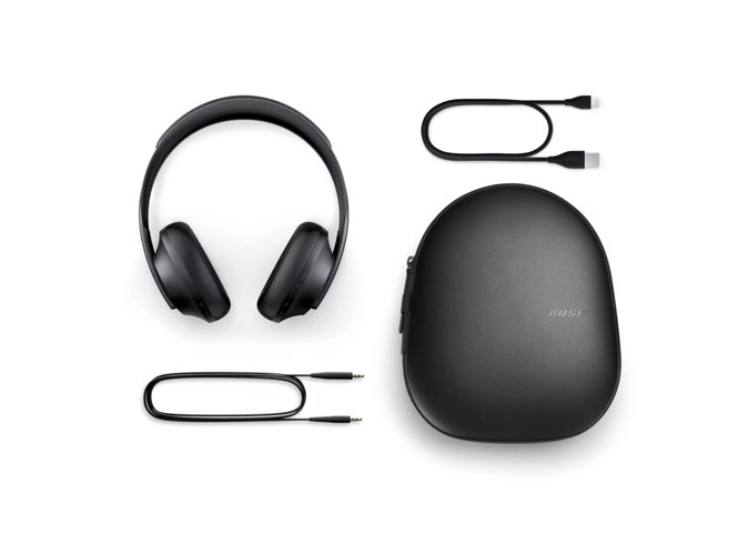 Casque &agrave; suppression du bruit 700 de Bose &ndash; remis &agrave; neuf, c&acirc;ble audio, c&acirc;ble de chargement USB-C et &eacute;tui de transport