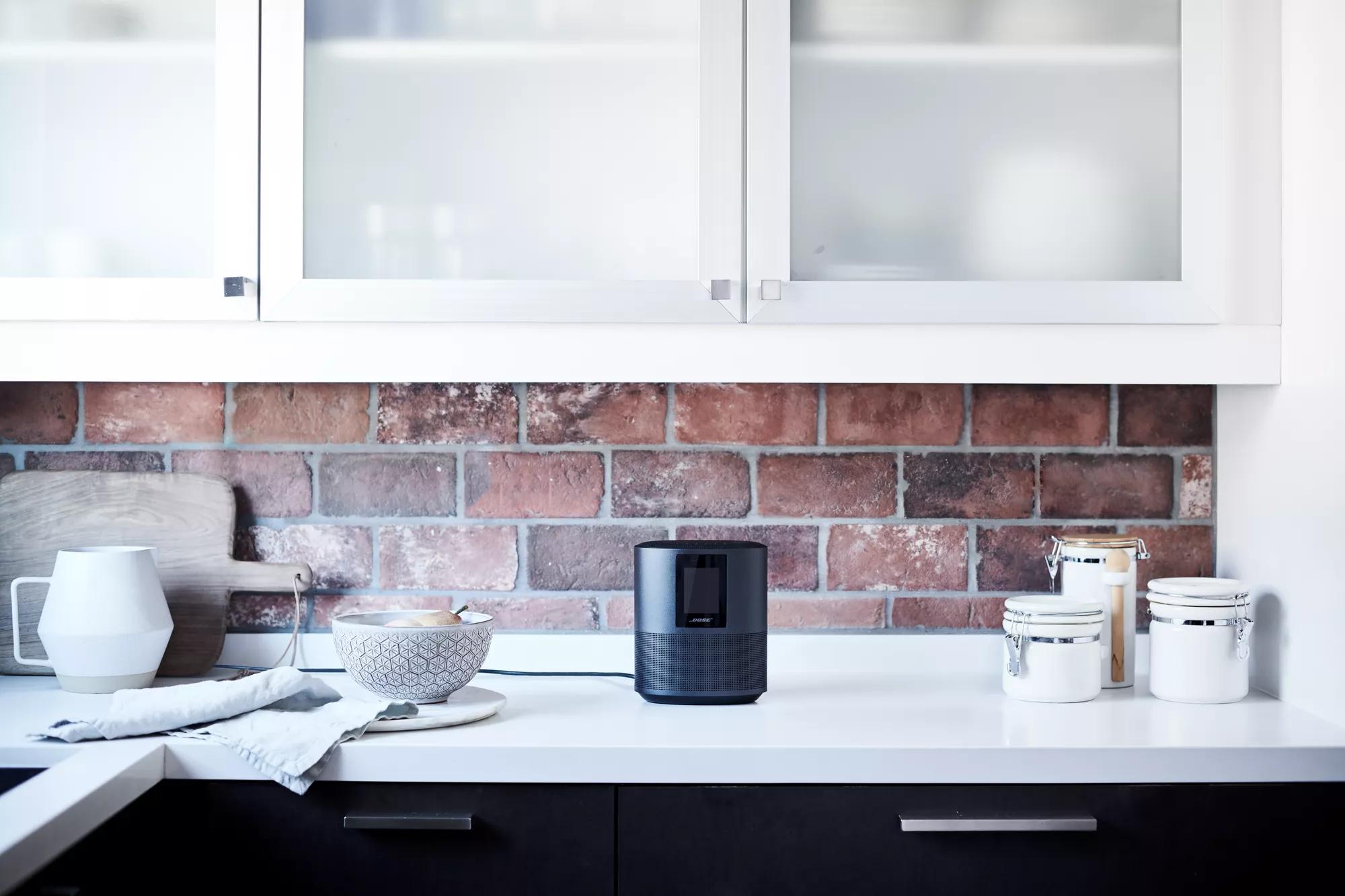 Bose Smart Speaker 500 on a kitchen counter