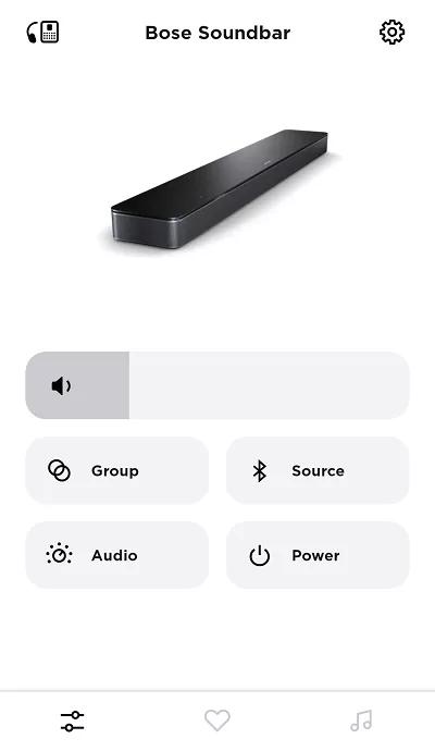 Turning the system on or off | Bose Smart Soundbar 300 Turning the system on or off | Bose Smart Soundbar 300