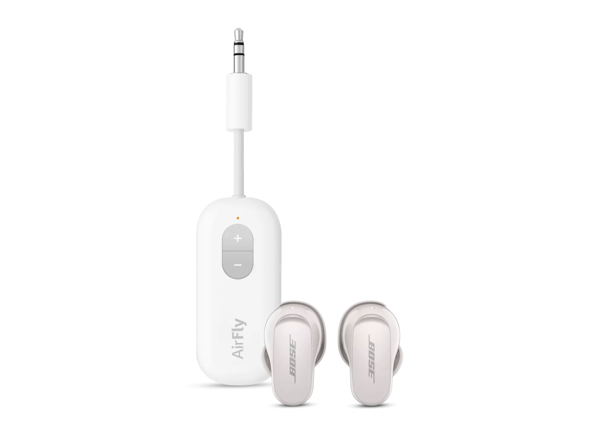 Twelve South Airfly Duo Wireless Transmitter Audio Sharing For Up To 2  Airpods /wireless Headphones Any Audio Jack For Use On Planes,gym,home,auto  : Target