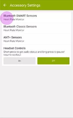 Selecting Bluetooth SMART Sensors