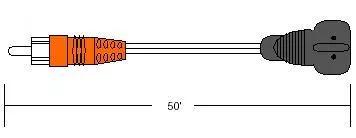Speaker Cables - Rear - 2 Pack tdt