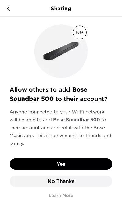 Bose soundbar store 500 wifi setup