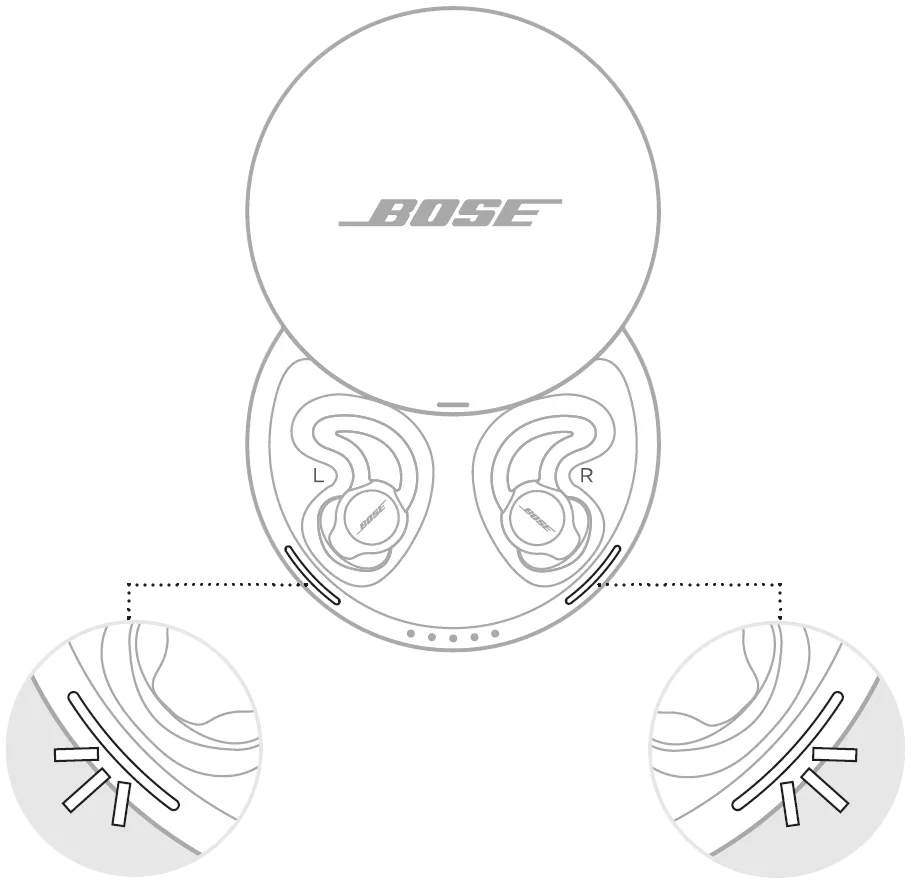 BOSEスリープアプリが製品を検出しない - Bose Sleepbuds™ II