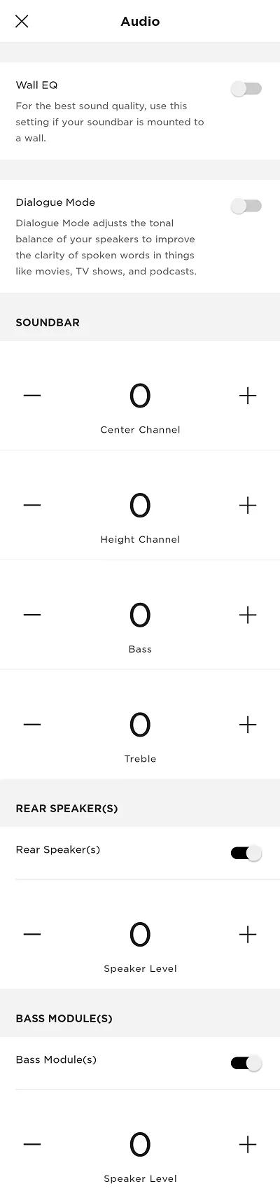 Center channel cheap level bose